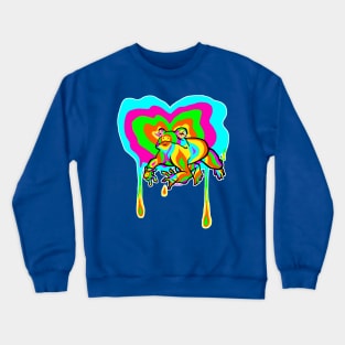 Psychedelic Frog Crewneck Sweatshirt